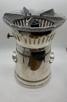 Vintage Silver plated Primus stove, height 10 inches