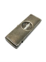 Vintage silver cigar cutter