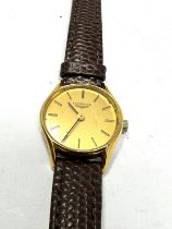 LONGINES Ladies Vintage Gold Tone Hand-wind Wristwatch Working