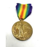 WW1 Victory medal to 17367 pte. f.bass suffolk reg