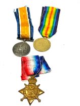 Brothers ww1 medals & ribbons the mons star named to pte h.dugan 2/ sea highlander ww1 medal pair to