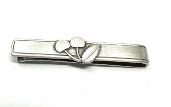 Georg Jensen Cherry peter Heering Tie Clip Sterling Silver Denmark