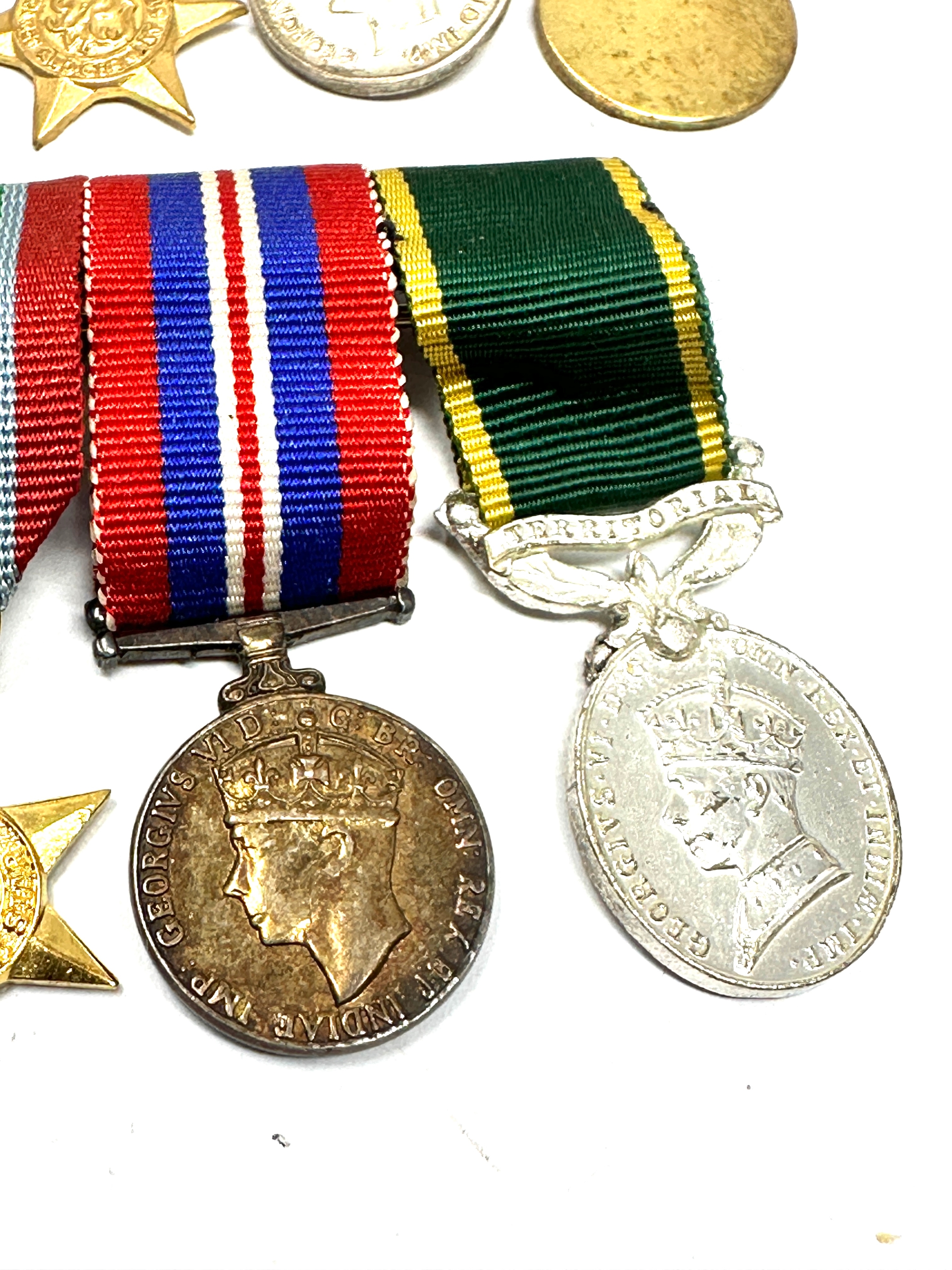 2 miniature medals groups - Image 3 of 4