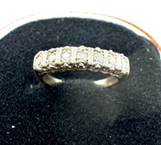 9ct gold diamond ring weight 2.7g