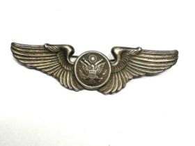 WWII US Army Air Force Sterling Marked Wings