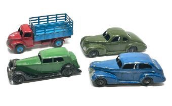 4 early dinky toys vehicles