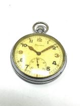 HELVETIA GS/TP Gents Military Issued Pocket Watch Hand-wind not ticking