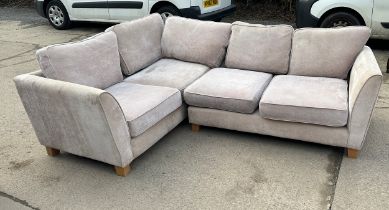 4 seater grey corner sofa