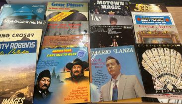 Large selection of LP's to include Wet Wet Wet, Tom Jones, Ali Green, Abba etc