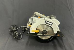 Titan TTb87 with laser circular saw, working order