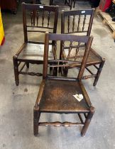 3 vintage chairs