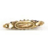 9ct Gold brooch weighs approx 1.6g