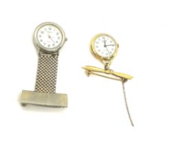 Two ladies nurses watches includes Constant and Merlin, untested