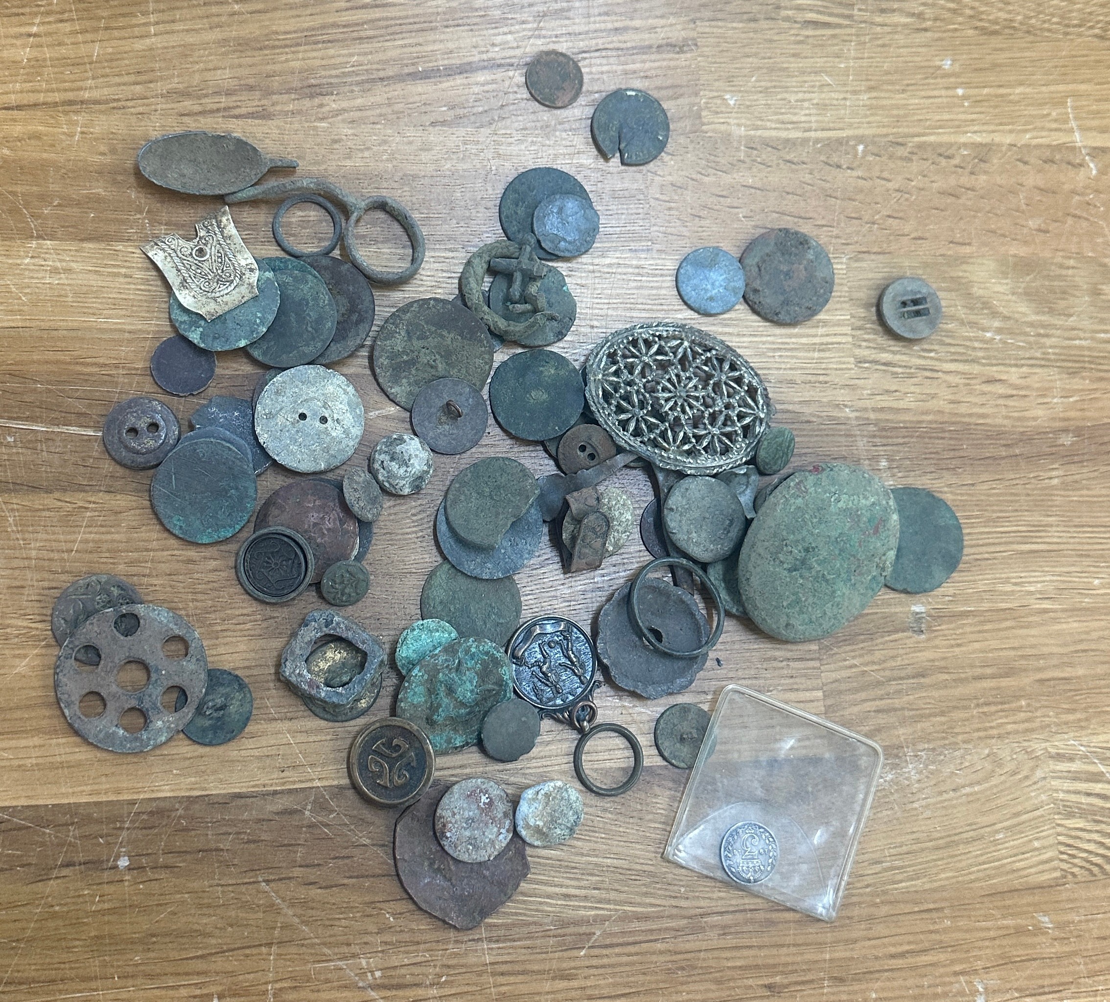 Selection of vintage coins
