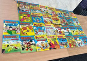Selection of vintage mini Beano comics