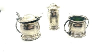 Silver Levi and salaman birmingham 1912 creut set 71grams with out liner