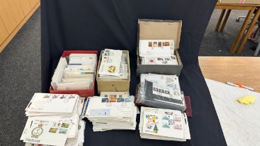 Large quantity of first day covers