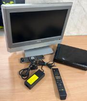 Selection of electricals includes TV, Controls, Blue ray player etc, untested