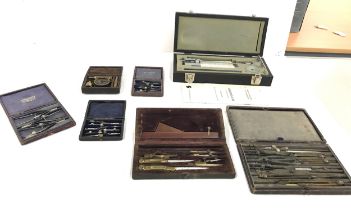 Large selection of scientific and mathematical measuring equipment