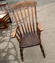 Antique windsor back chair