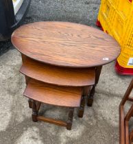 Old charm nest of 3 tables