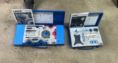 Two laser timing belt tool kits