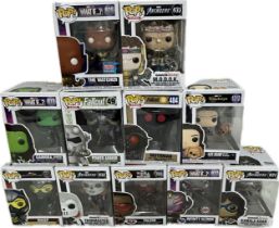 Selection of 11 small boxed Funko Pop mainly Marvel figures to include Avengers, Ant man etc