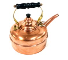 Vintage 1950s/60s Simplex copper kettle, pattern 400709-402190