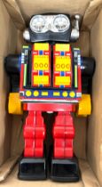 Vintage Rotate-O Matic Super Robot in original box