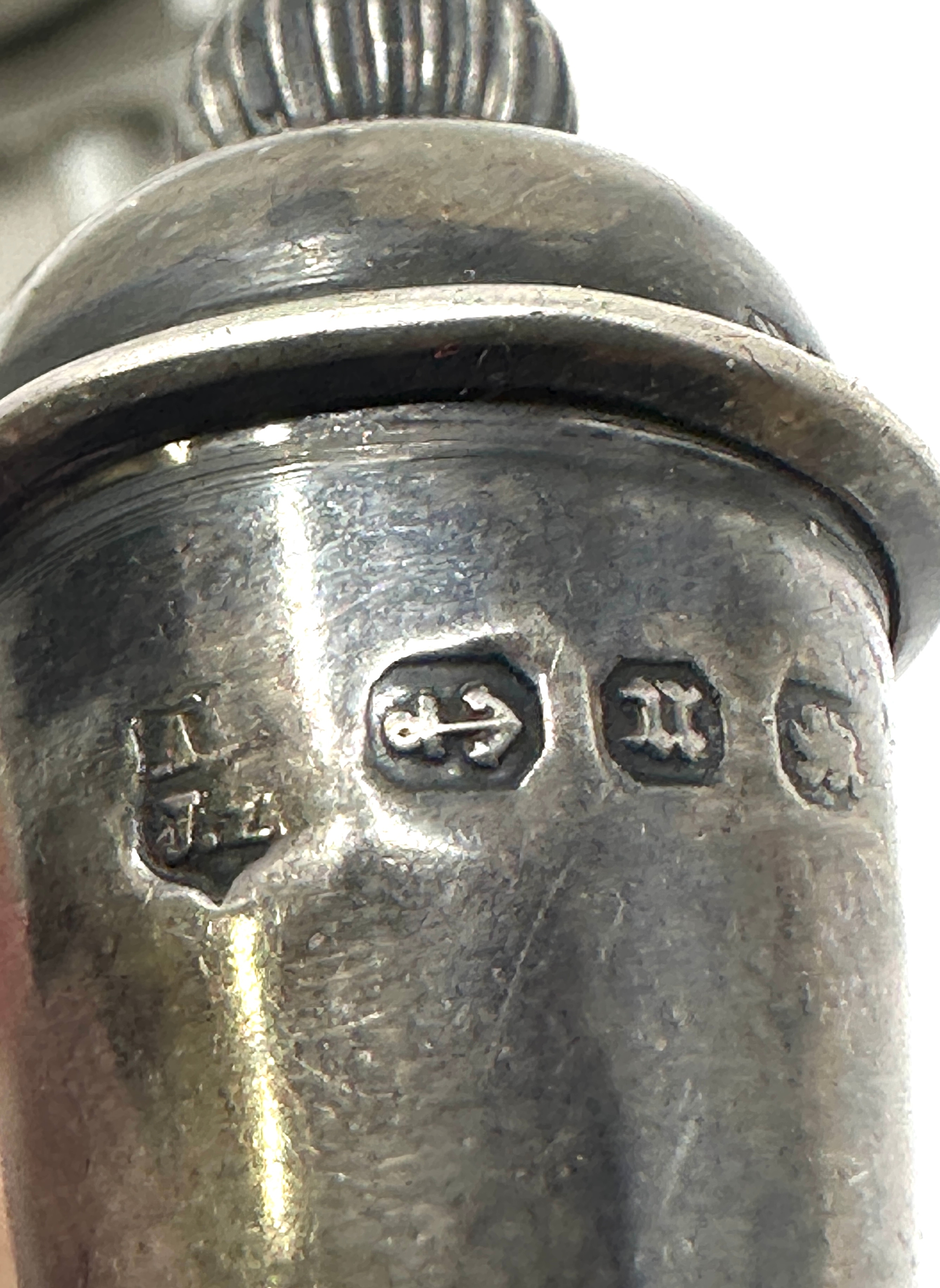 Antique silver tape measure birmingham silver hallmarks measures approx 3.7cm drop will need - Bild 4 aus 4