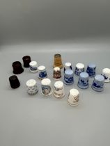 Selection of assorted thimbles