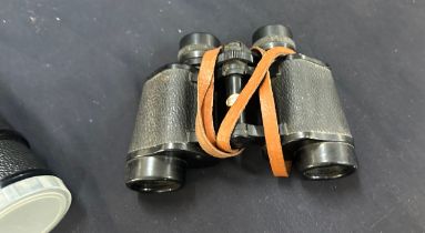 2 Pairs of binoculars 1 cased