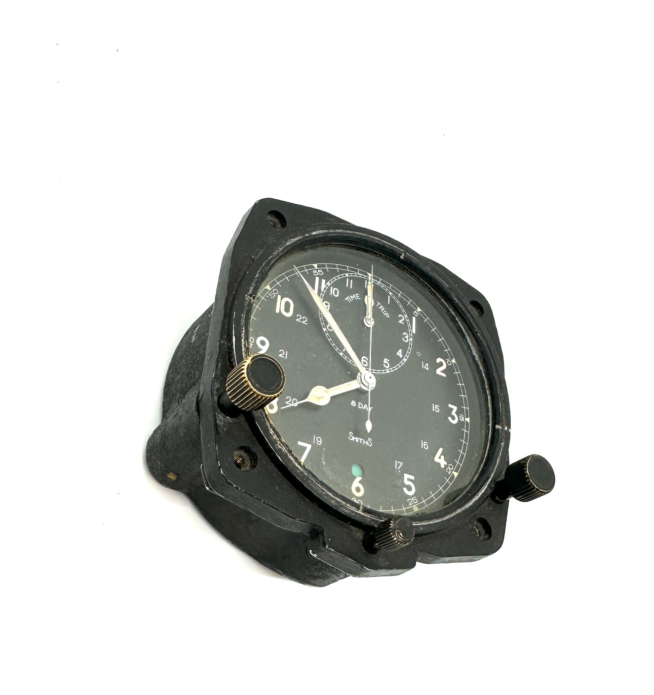 WW2 Smiths 8 day time and trip clock, untested - Image 3 of 4