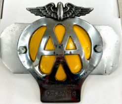 AA car badge, 0A86779, approximate size: 11 x 10cm