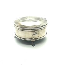 Silver Charles Boyton birmingham 1912 jewellery box 194grams