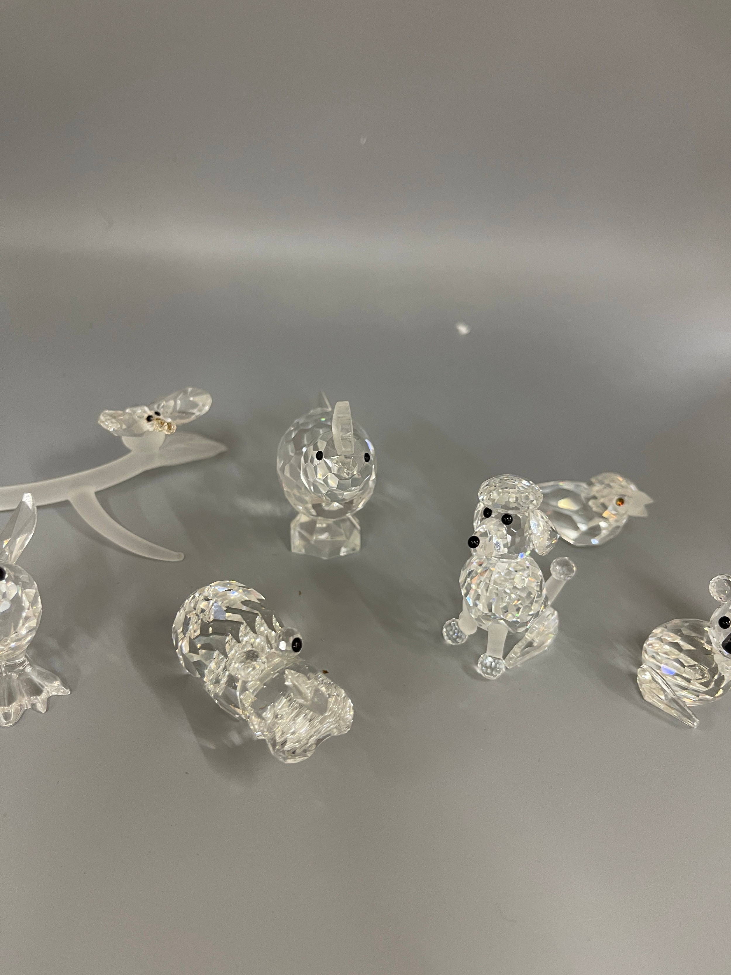 Selection of Swarovski figures includes Koala, Butterfly, Hippo etc - Image 3 of 4