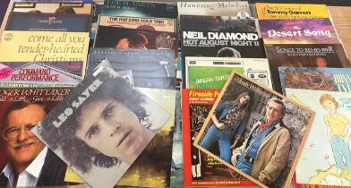 Large selection of LP's and 45's to include The Spinners, Music for pleasure, Neil Diamond etc