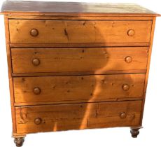 4 drawer pine chest measures approximately 39 inches tall 40 inches wide 80 inches depth