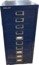 10 Drawer Bisley multi drawer measures approximately 23 inches tall 11 inches wide 15 inches depth