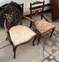 Two antique chairs