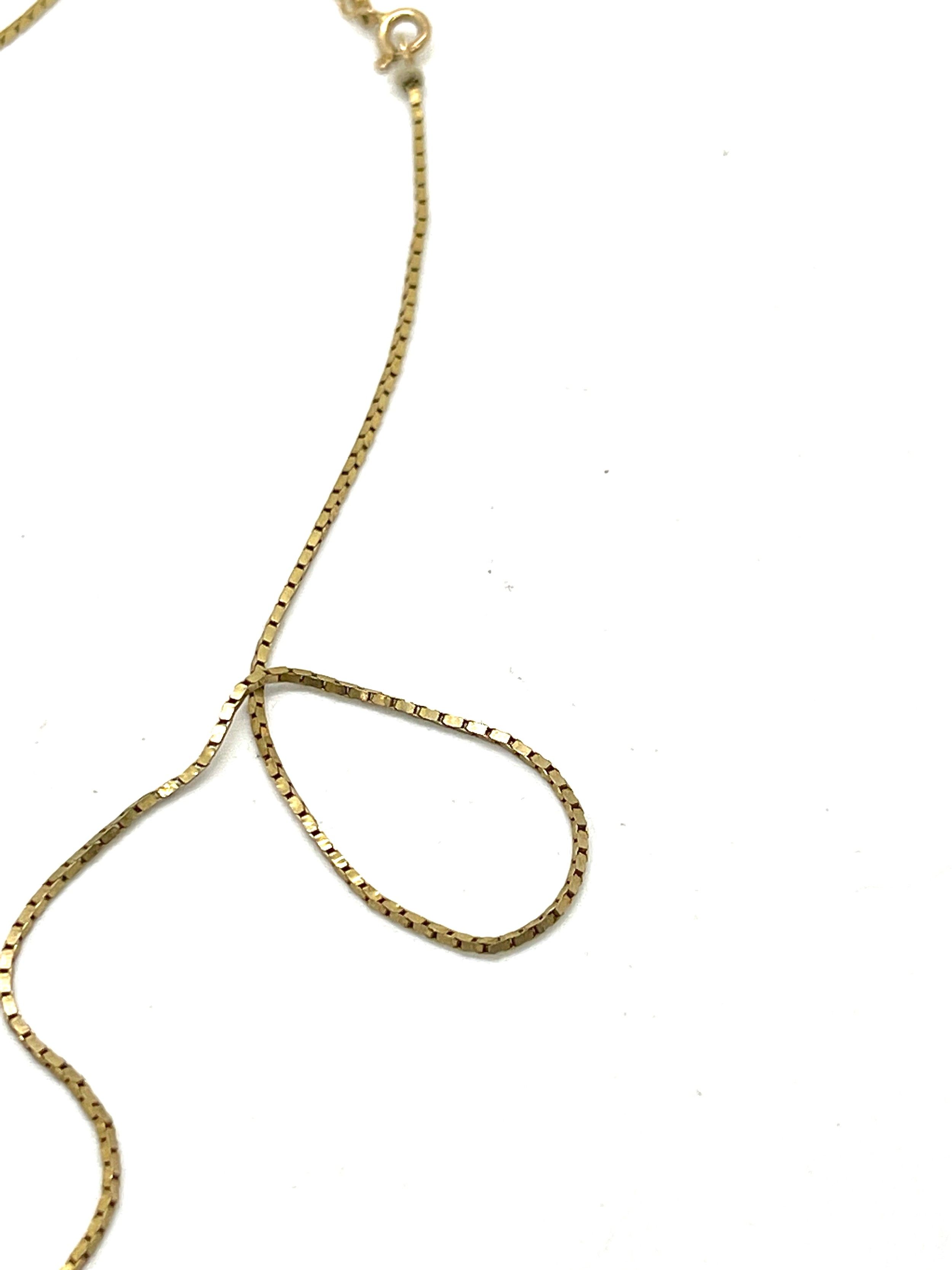 14ct gold statue of liberty pendant on a 14ct gold chain, overall weight 3.8, length of chain 21cm - Bild 4 aus 5