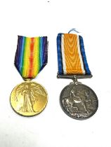 ww1 medal pair to 19350 pte i.c.smith r.a.f