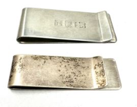 2 silver money clips includes tiffany & co