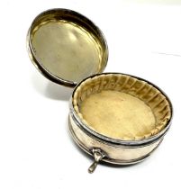 antique silver jewellery / ring box