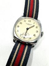 Vintage gents j.w benson wrist watch the watch is ticking