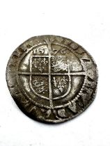 1576 Elizabeth I Hammered Silver Sixpence