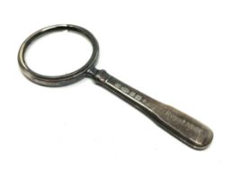 millenium silver royal mail magnifying glass measures approx 14cm long