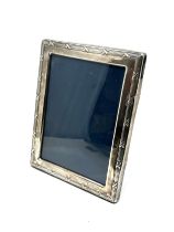 Vintage silver picture frame measures approx 22cm by 17cm