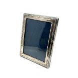 Vintage silver picture frame measures approx 22cm by 17cm