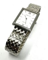 Gents Gucci quartz wristwatch untested